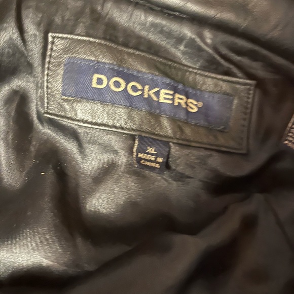 XL Dockers Leather Jacket - Picture 4 of 6